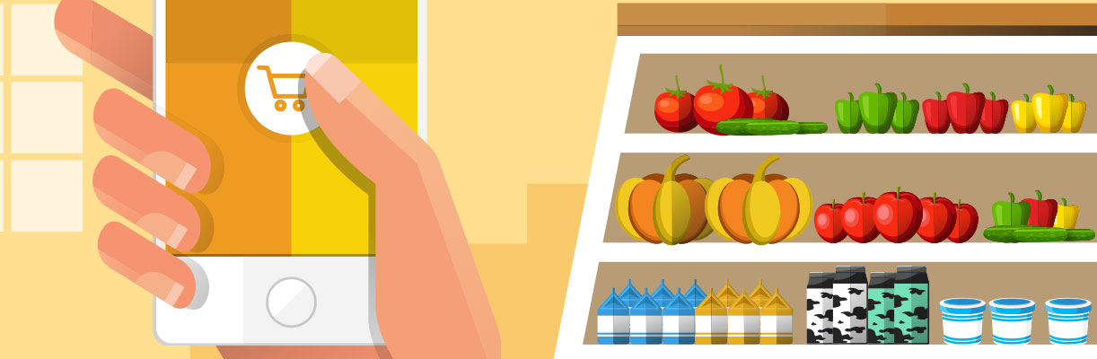 Why is online grocery shopping preferred to traditional shopping?