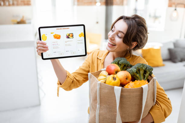 How has Covid-19 changed the consumer’s behavior in buying groceries online?